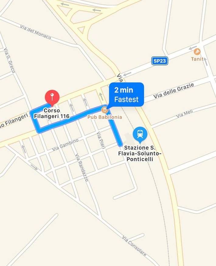 Location de vacances pour 3 personnes, avec terrasse et vue, animaux acceptés à Santa Flavia - 2