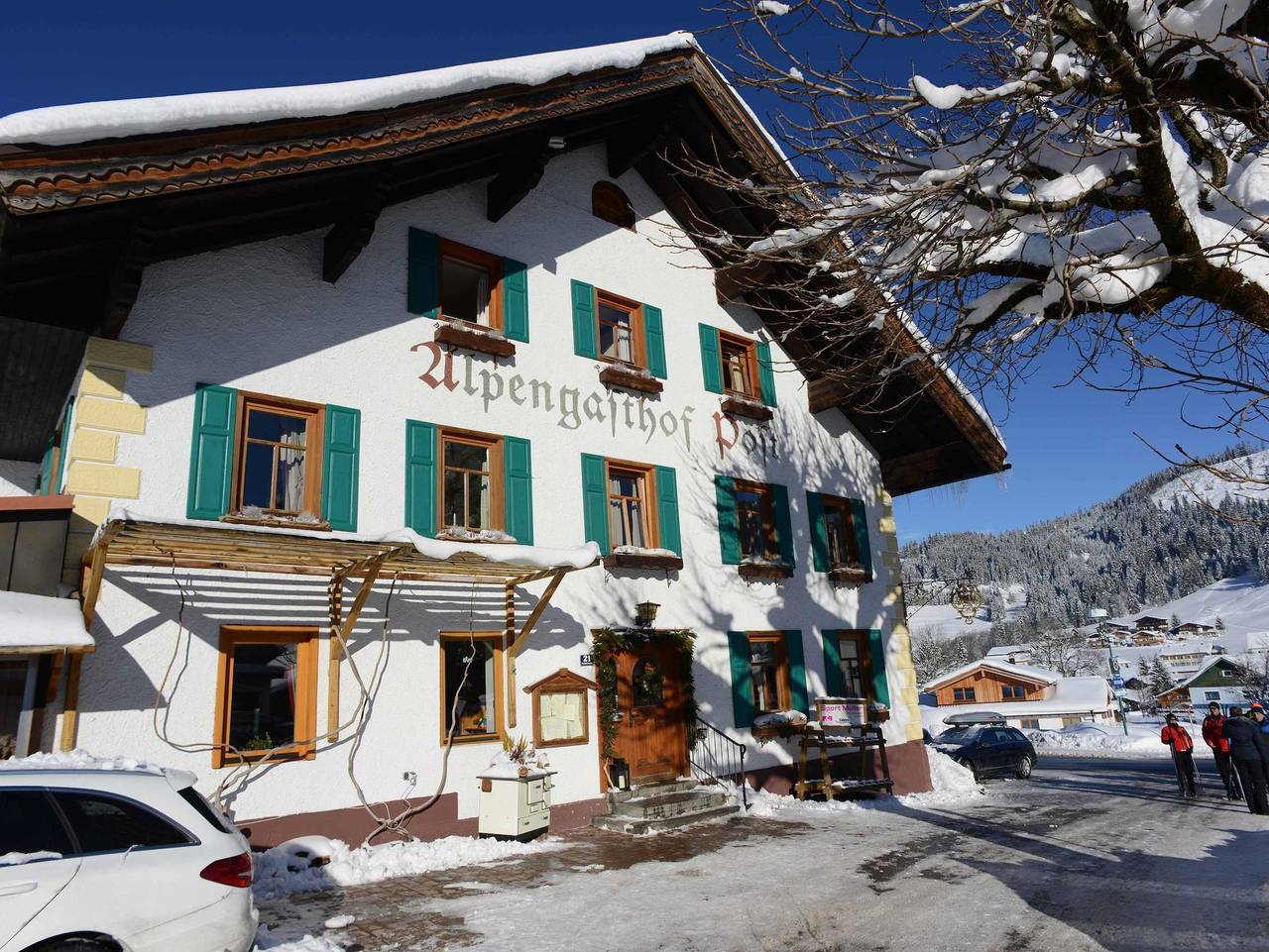 Alpengasthof Zur Post - Einzelzimmer Himmelschlüssel in Schattwald, Allgäuer Alpen (Österreich)