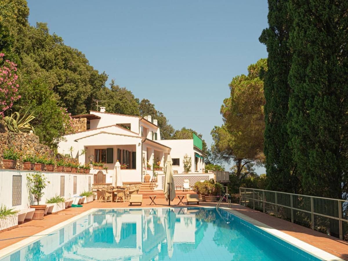 Villa Lo Schioppo vista mare in Marciana Marina, Arcipelago Toscano