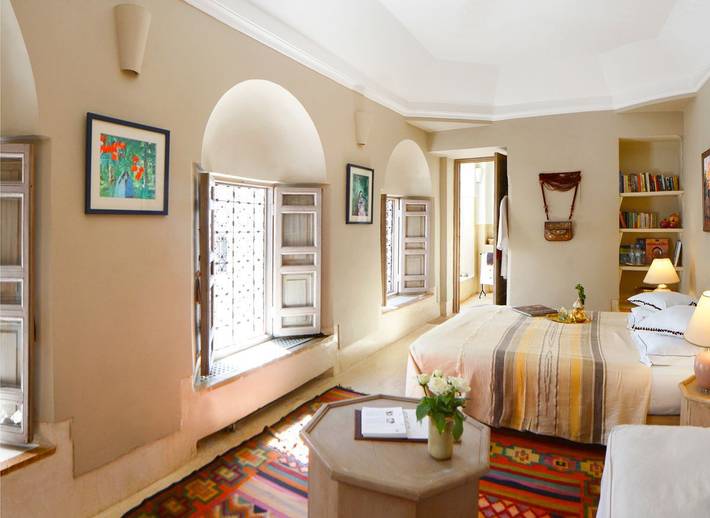 Villa pour 12 personnes, avec terrasse ainsi que jardin et sauna à Marrakech - 4