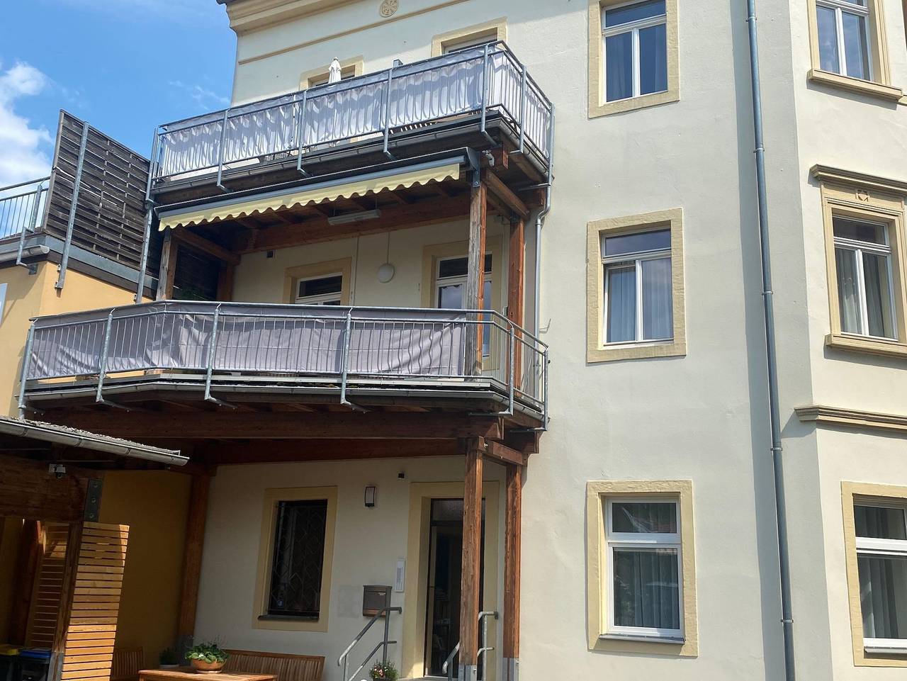 Ganze Ferienwohnung, Apartmenthaus Zentral Bad Schandau - Apartment 1 mit 2 Schlafzimmern, Erdgeschoss in Bad Schandau, Elbsandsteingebirge