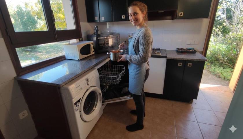 Casa rural para 4 personas, con piscina además de jardín y vistas, Se admiten mascotas en Garrotxa - 4