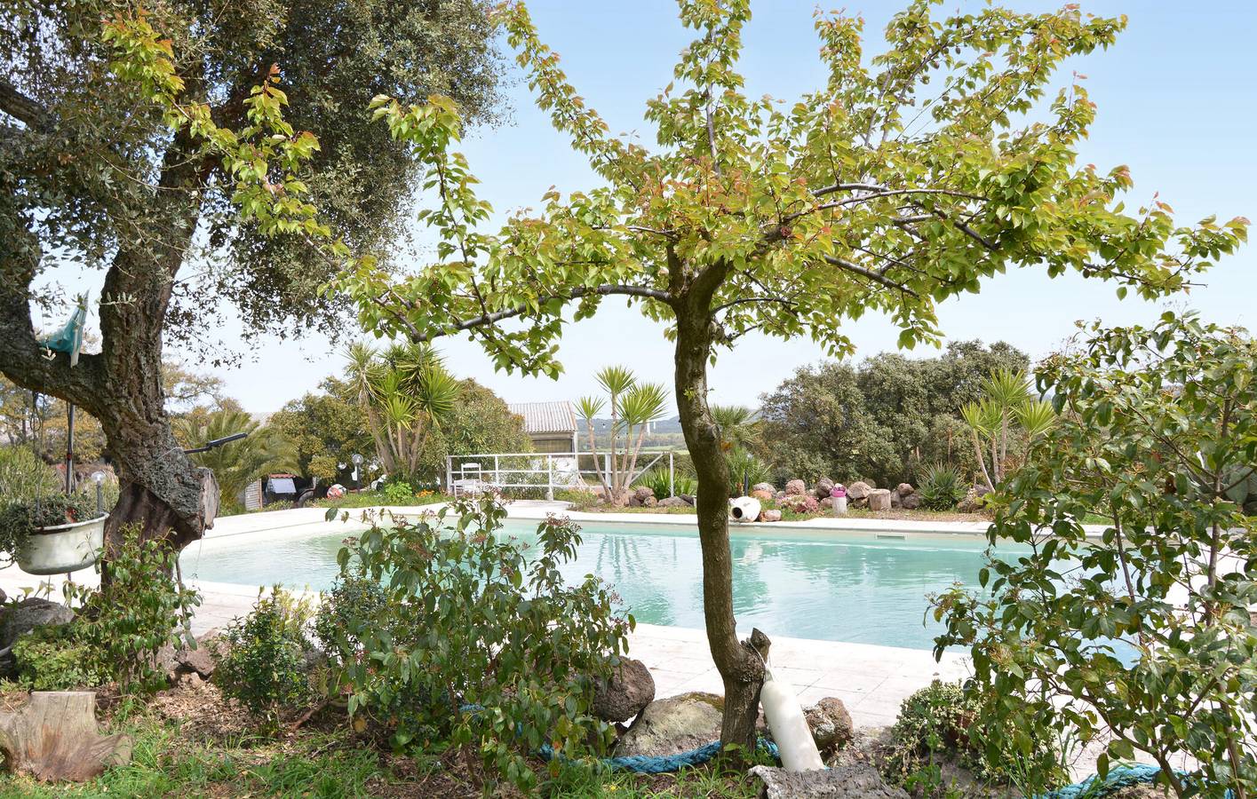 Appartement am Pool mit AC, Parkplatz und WiFi in Sedini, Sassari Provinz
