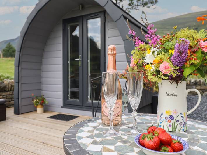 Hütte für 2 Personen, mit Garten und Whirlpool sowie Sauna im Snowdonia - 3