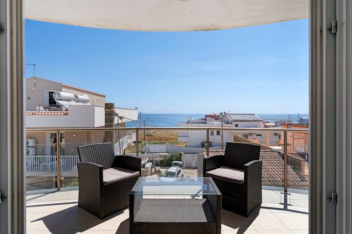 Vakantiewoning voor 4 personen, met balkon in Provincie Syracuse