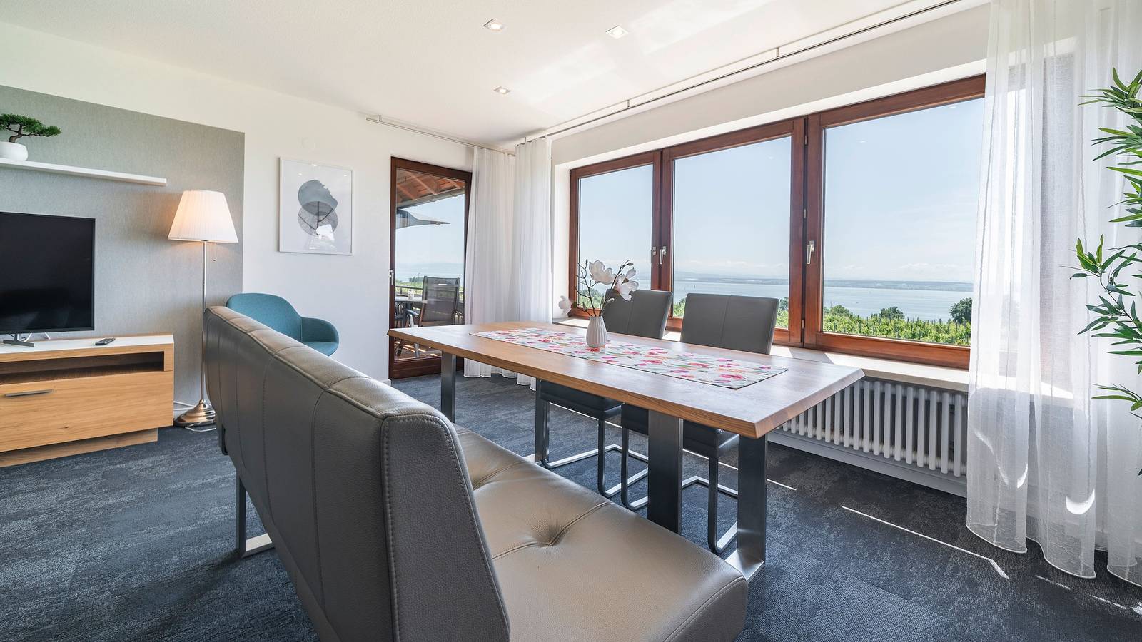 Ganze Ferienwohnung, Bucherhof Familie Staneker - Ferienwohnung Hagnau, 60qm, 1 Schlafzimmer, max. 3 Personen in Hagnau am Bodensee, Region Bodensee-Oberschwaben