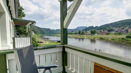 Ferienwohnung für 3 Personen, mit Balkon und Garten, mit Haustier in Sächsische Schweiz