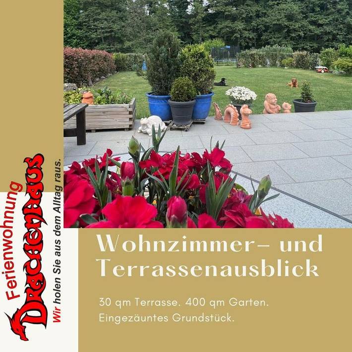 Ferienwohnung für 3 Personen, mit Terrasse und Garten sowie Sauna und Ausblick in Rimbach - 2