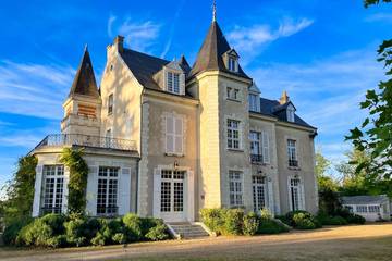 Château pour 15 personnes, avec jardin et terrasse en Indre-et-Loire