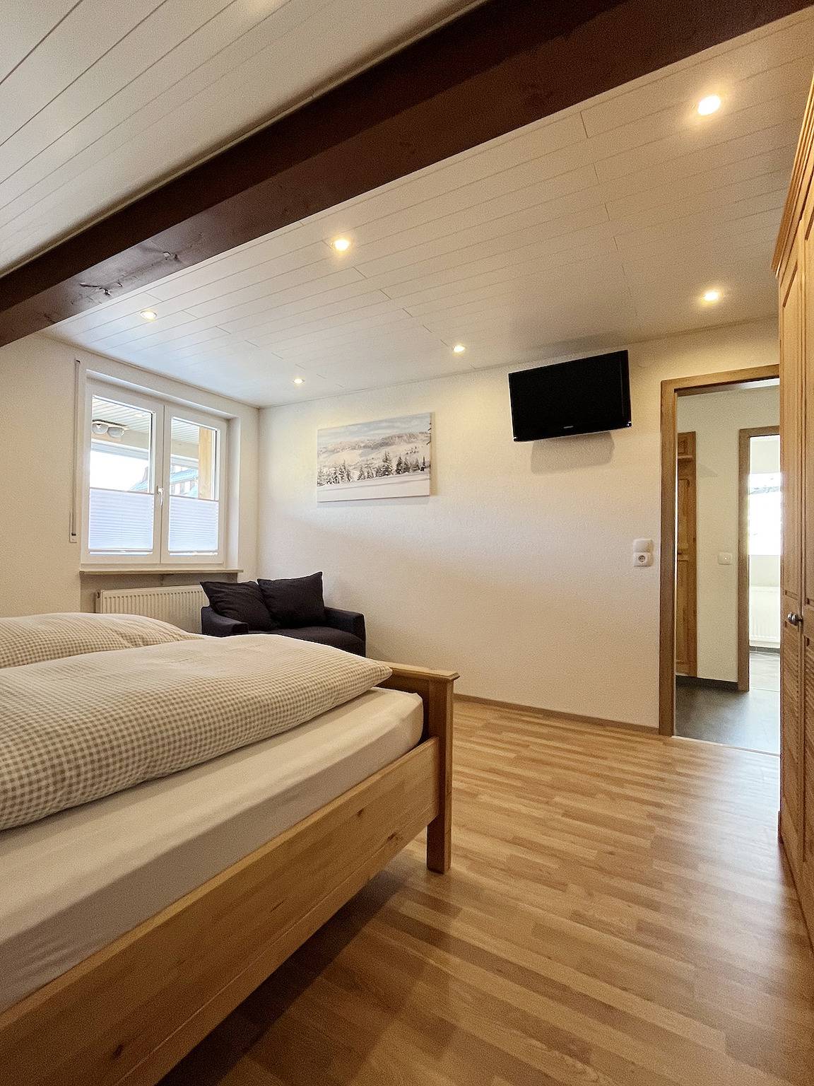 Appartement de vacances entier, Bergnescht - Ferienwohnung "Deheim" Typ D, 85qm mit Infrarotkabine in Suedlicher Schwarzwald, Todtnau