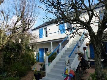 Gîte pour 4 personnes, avec jardin et balcon à Le Croisic