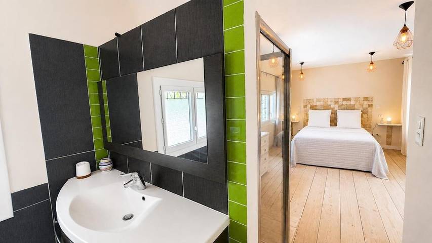 Appartement de vacances pour 2 personnes, avec Jardin et Piscine