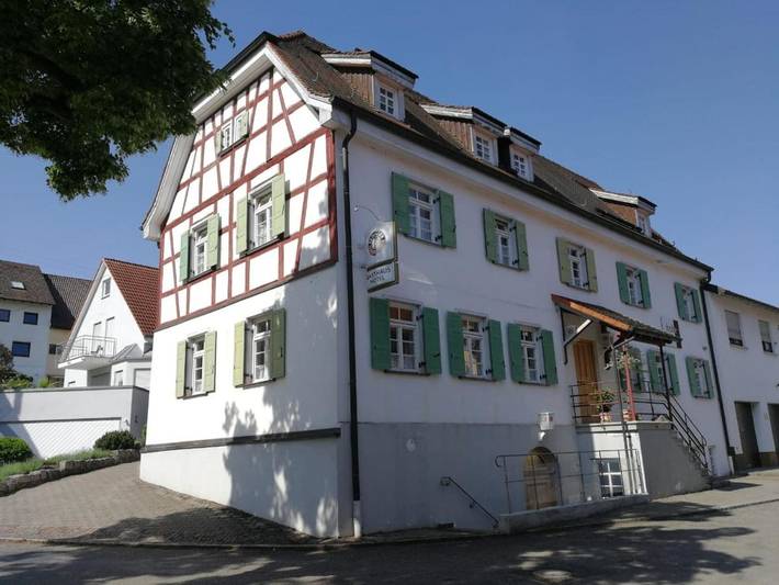 Ferienhaus, mit Terrasse und Ausblick in Bad Überkingen