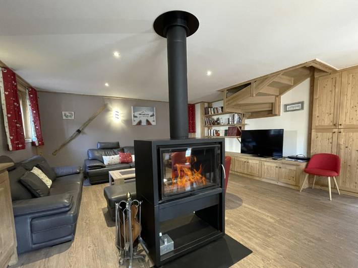 Chalet pour 12 personnes, avec balcon et sauna
