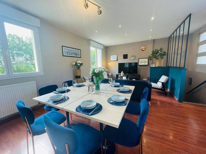 Gîte pour 8 personnes dans Restaurant Belle Rive Angers