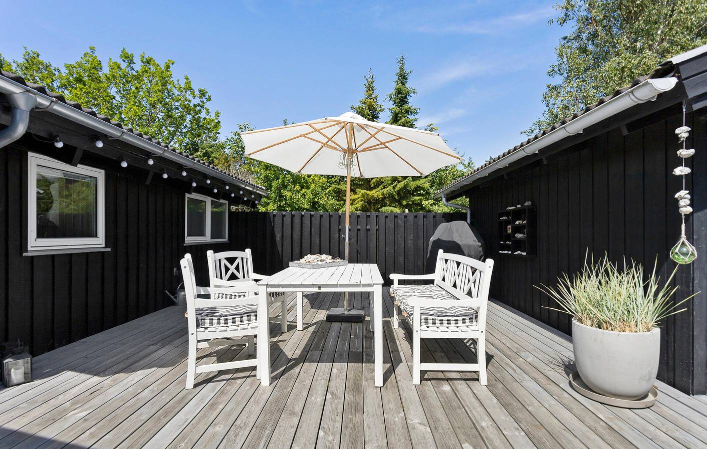 Ferienhaus für 6 Personen mit Terrasse in Napstjert, Jerup