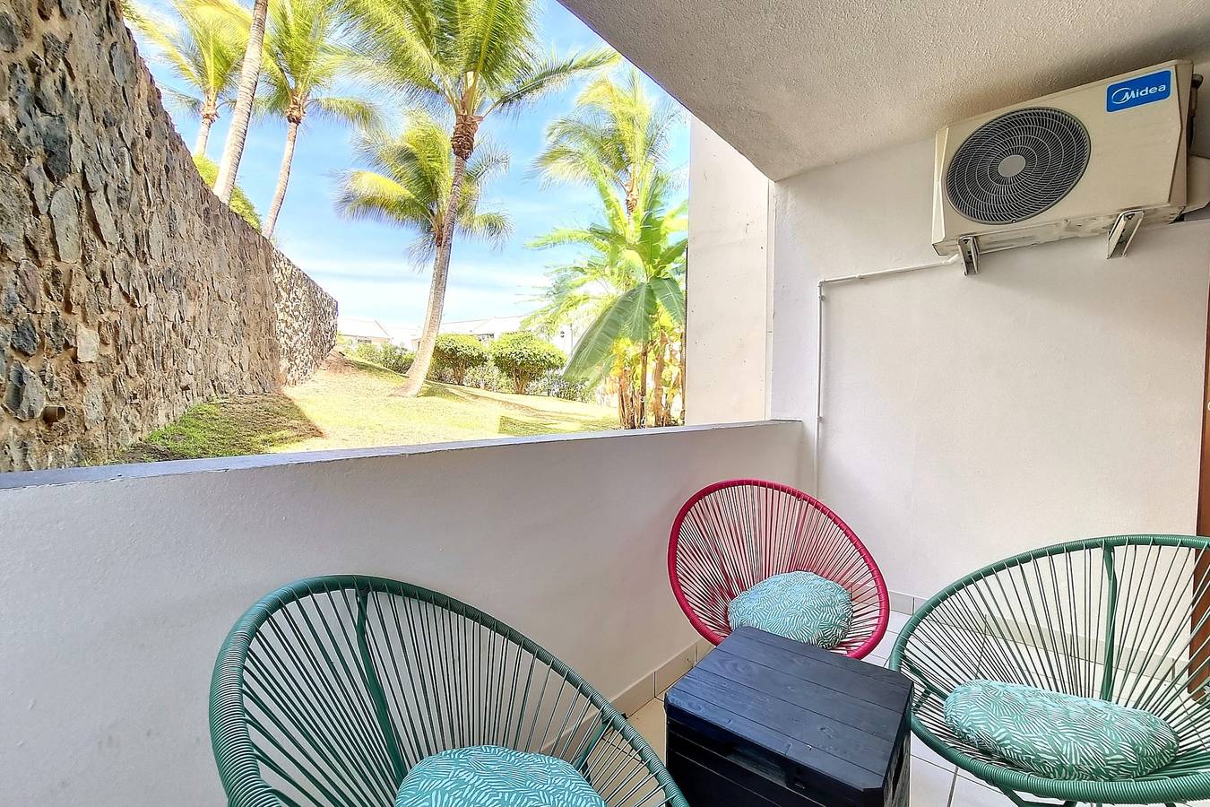 Ganzes Studio, Studio für 3 Personen mit Balkon in Boucan-Canot, Saint-Paul