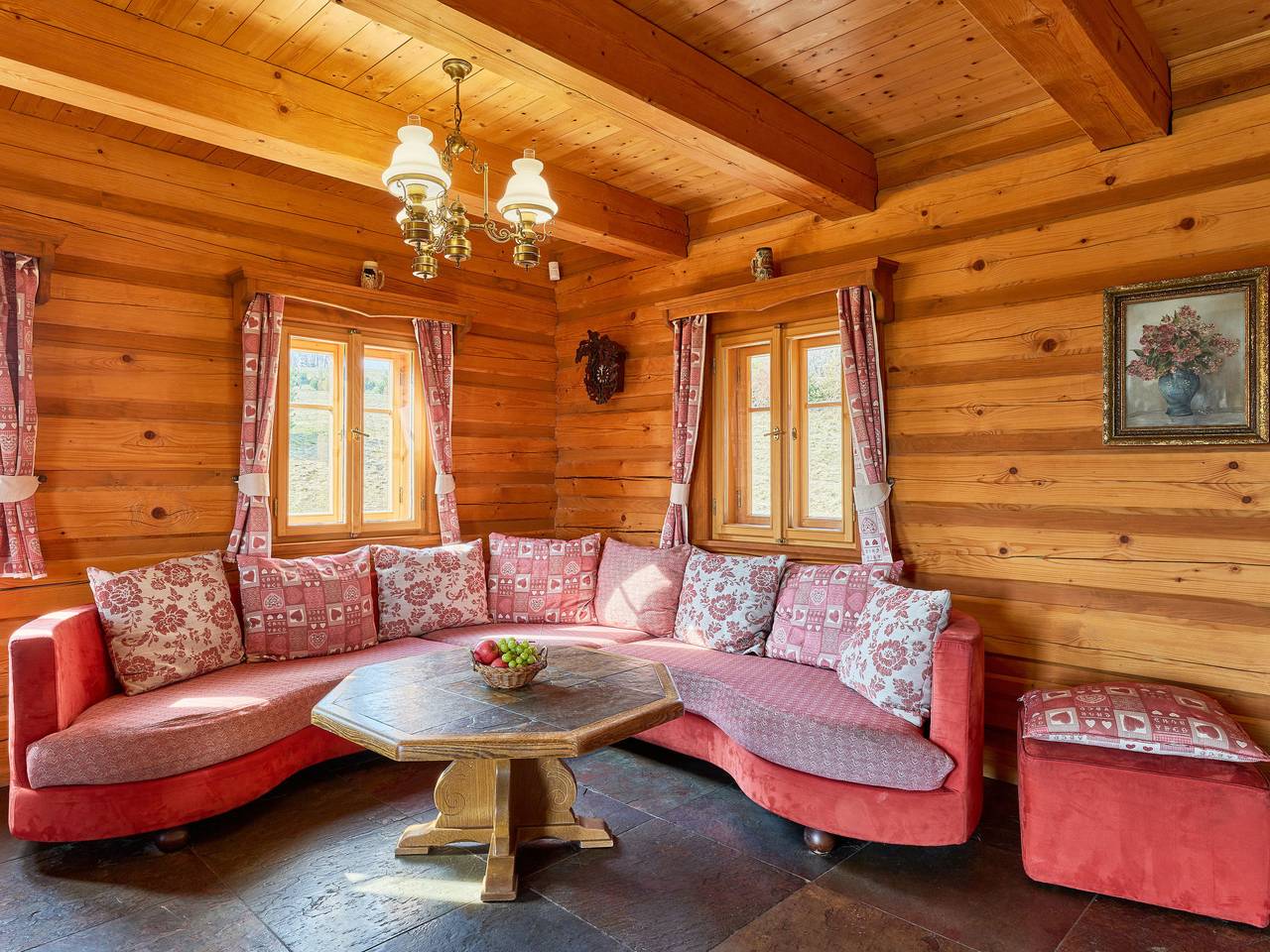 Timber Lodge with Hydromassage in Jílové u Držkova, Liberec (region)