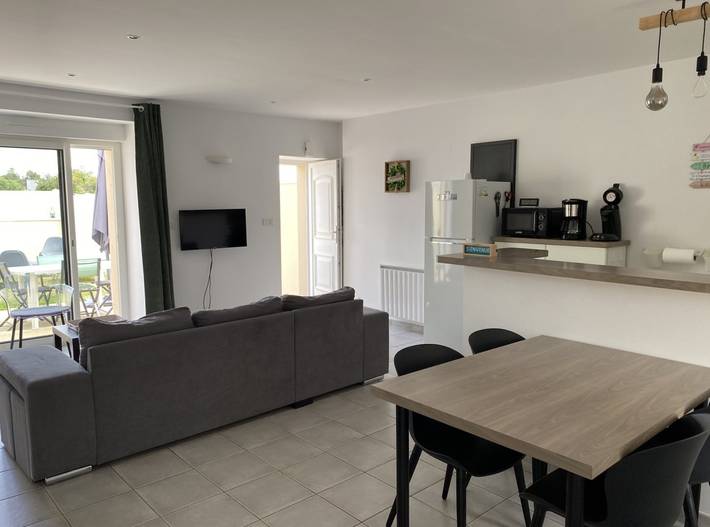 Gîte pour 5 personnes, avec terrasse et jardin, animaux acceptés dans le Morbihan - 4