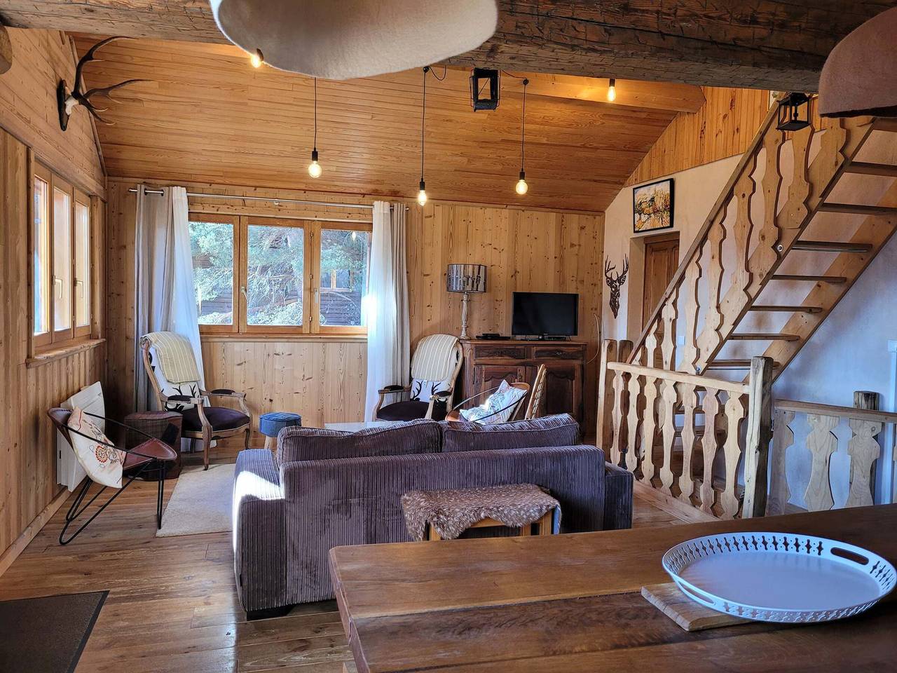 Chalet rustique à Pra-Loup pour 10 pers, grande terrasse & cuisine équipée in Pra-Loup (station de ski), Pra-Loup