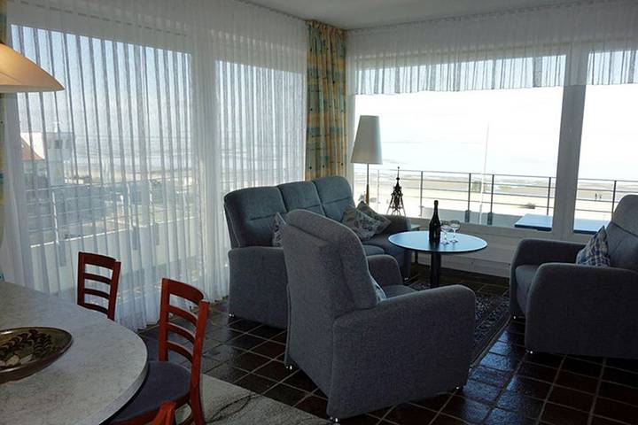 Ferienhaus mit Meerblick für 4 Personen, mit Seeblick und Balkon in Cuxhaven - 3