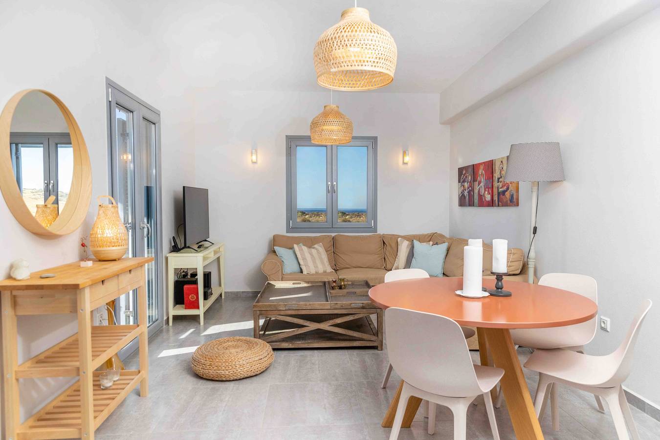 Ferienhaus 'Unique Naxian House' mit Meerblick, Wi-Fi und Klimaanlage in Naxos