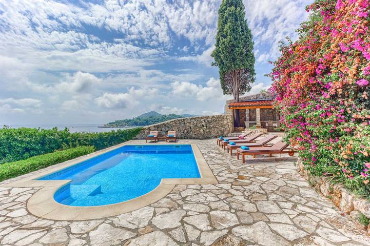 Villa pour 10 personnes, avec piscine et balcon à Mlini - 2