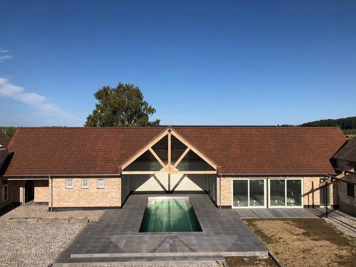 Ferienhaus für 33 Personen, mit Ausblick und Pool sowie Garten in Flandern - 3
