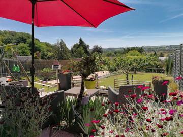 Gîte pour 3 personnes, avec vue et jardin à Bourré