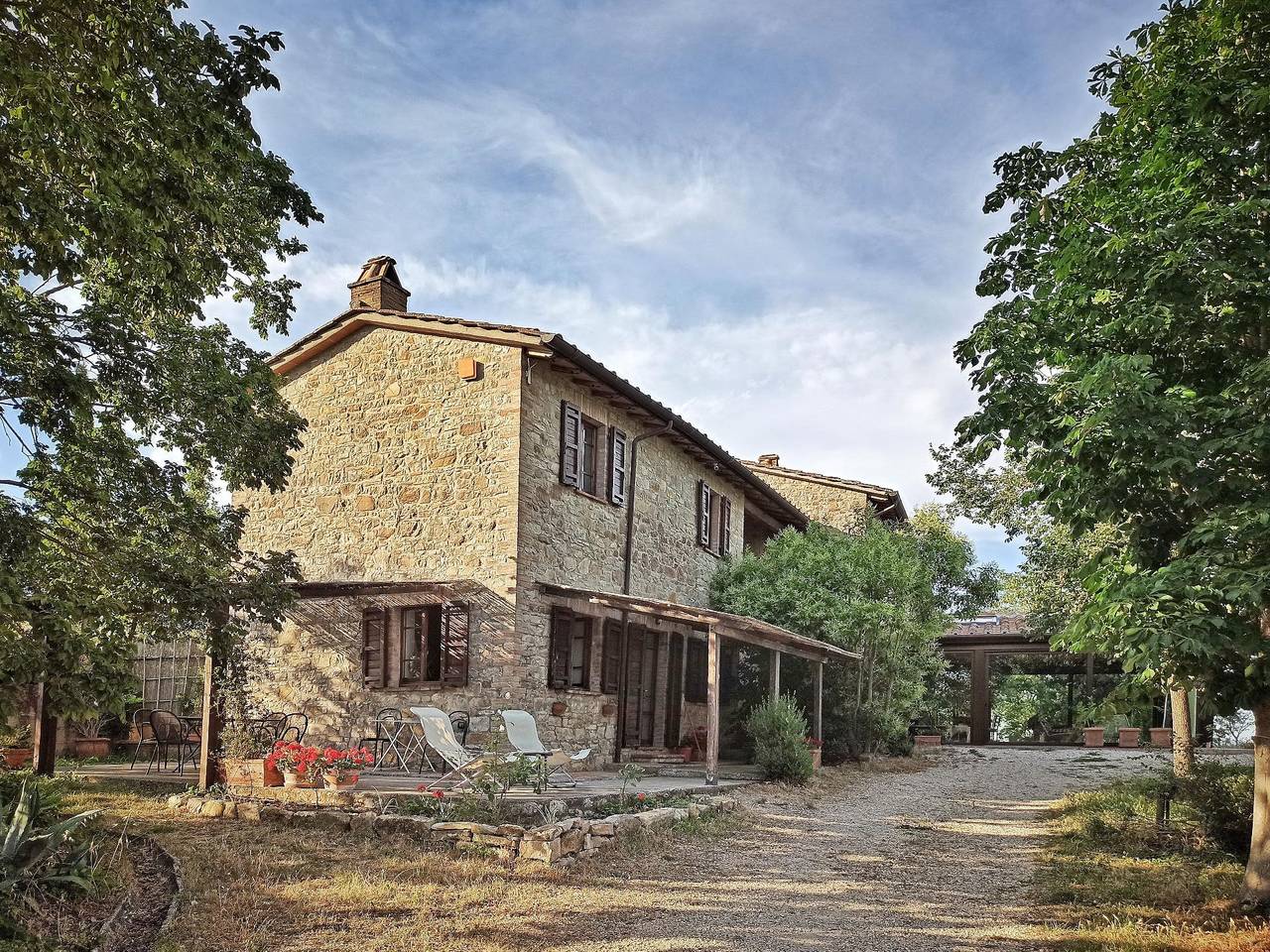 Apartamento vacacional entero, The Walnut House in San Venanzo, Provincia de Perugia