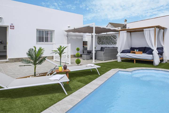 Casa rural para 4 personas, con jardín en Vejer de la Frontera