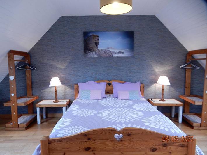 Gîte pour 2 personnes, avec Terrasse ainsi que Jardin et Vue dans Les Hospitaux (Erquy)