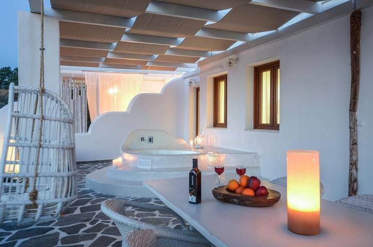 Villa pour 4 personnes, avec jardin ainsi que terrasse et vue sur l’océan dans Naxos - 3