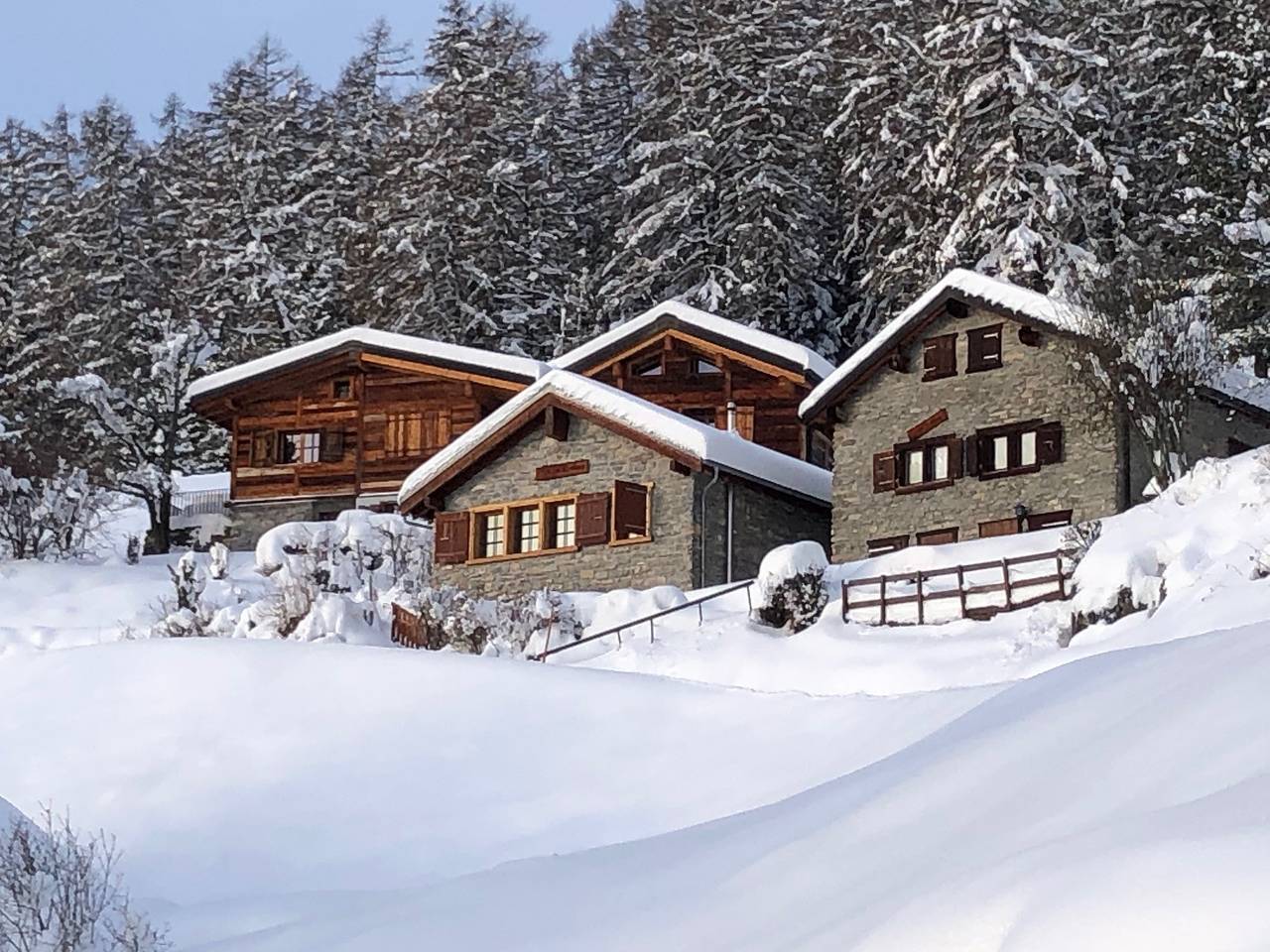 Tiny House facing the Alps - Ski in and out in Ayent, Sion - Sierre & Umgebung