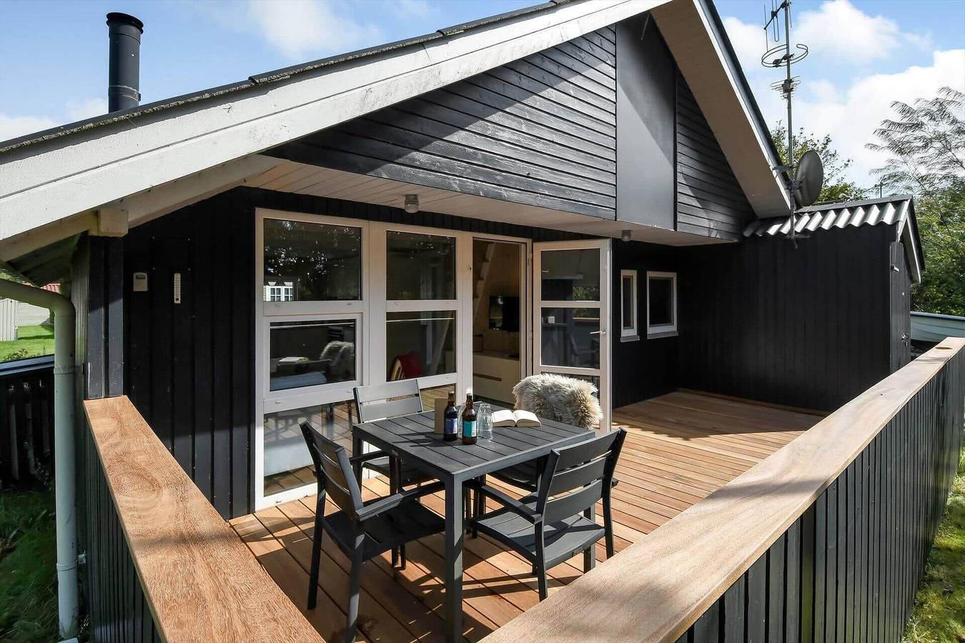 Vakantiehuis voor 4 personen met terras in Bork Havn, Ringkøbing fjord