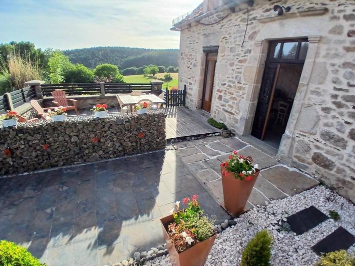 Maison d’hôte pour 5 personnes, avec Terrasse ainsi que Jardin et Vue