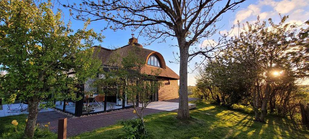 Ferienhaus für 6 Personen, mit Terrasse und Ausblick sowie Garten und Sauna in Westerhever