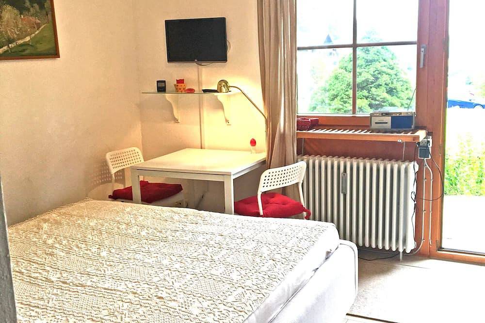 Ganze Wohnung, Ferienwohnung Spitzstein 7, Wohn-/Schlafraum mit Terrasse, 25 qm in Sachrang, Aschau im Chiemgau