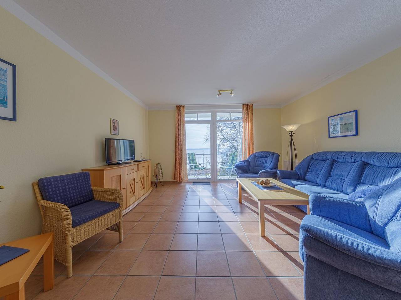 Geheel appartement, Vakantieappartement voor 2 personen met balkon in Waren (Müritz), Müritz