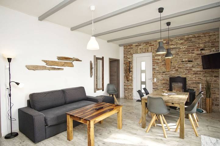 Apartamento entero, Naturnah, mit Terrasse, Garten und Meerblick - Ferienwohnung auf dem Teschenberg in Middelhagen, Mönchgut