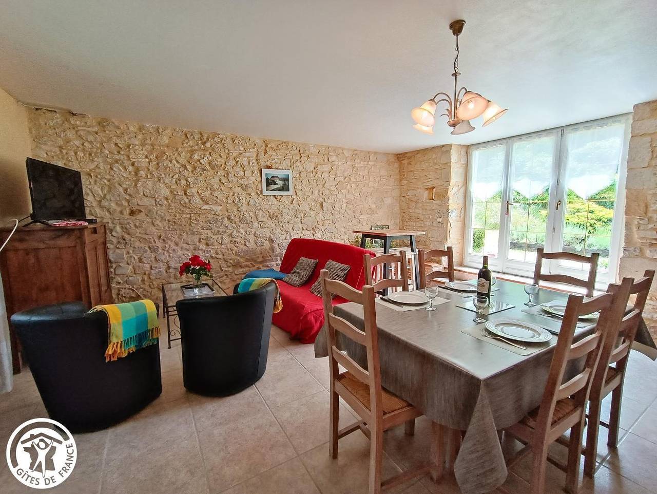 Gîte voor 4 personen met zwembad in Salviac, Lot