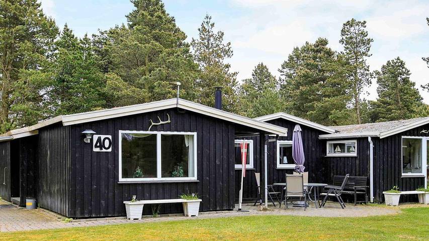 Ferieudlejning for 6 personer, med terrasse i Ho