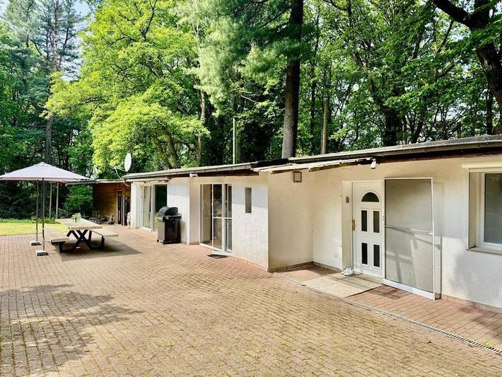 Chalet für 5 Personen, mit Balkon und Terrasse sowie Garten und Ausblick