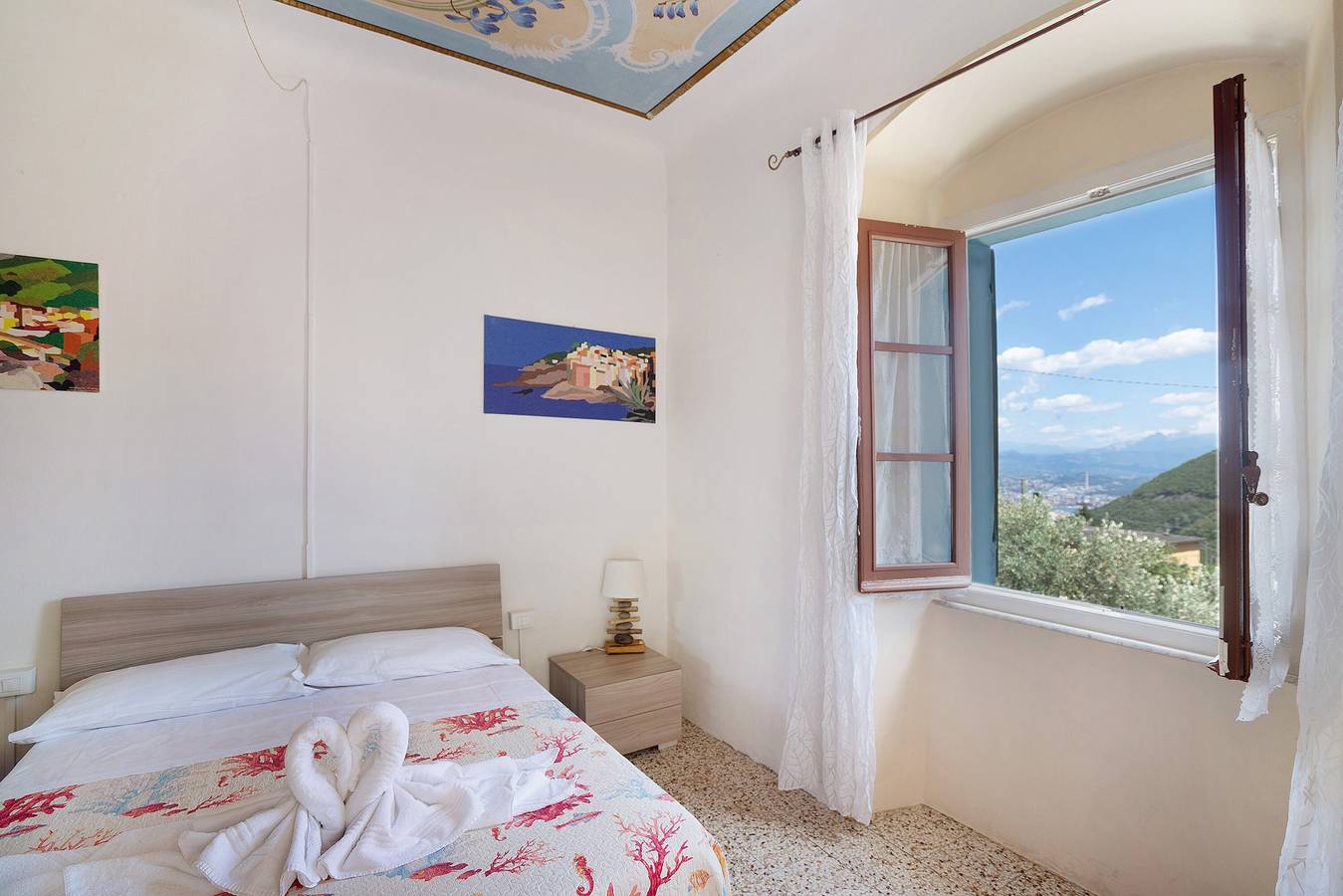 Ganze Wohnung, Ferienwohnung Acciuga House mit Balkon, Gemeinschaftsgarten und Wlan in Biassa, La Spezia