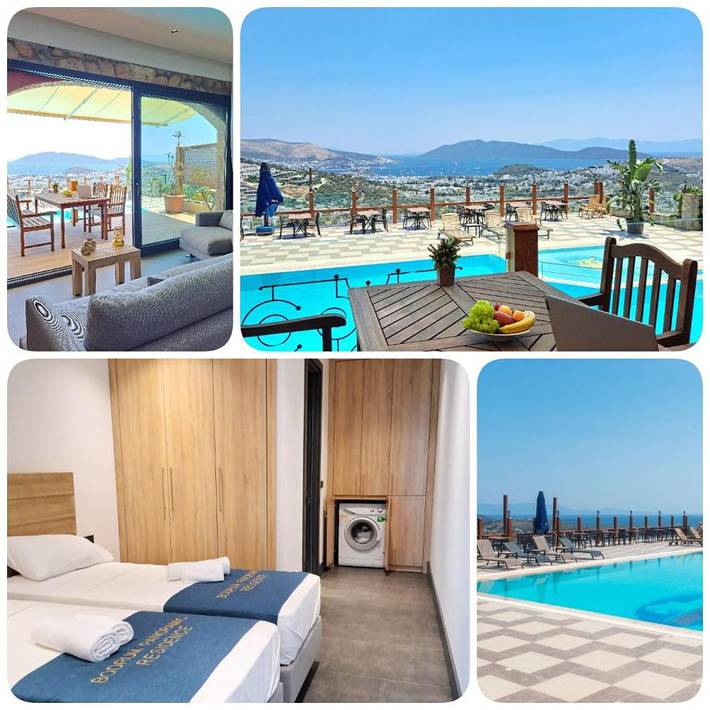 Ferienwohnung für 2 Personen, mit Garten und Pool in Bodrum