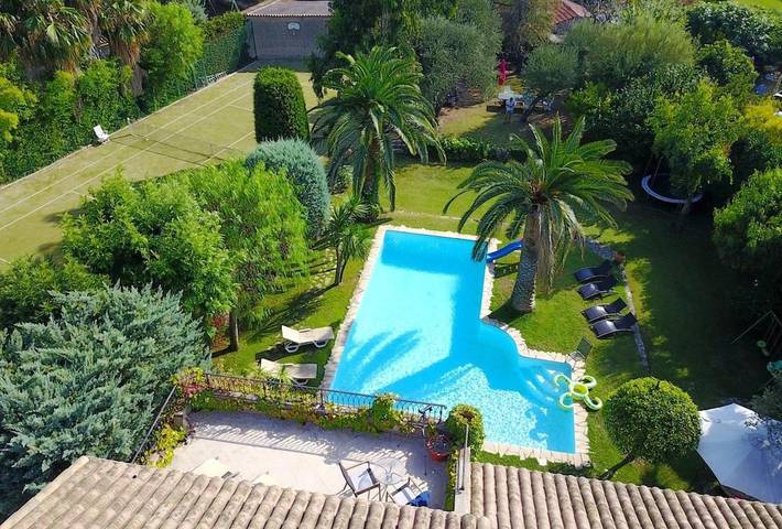 Ferienhaus mit Meerblick für 9 Personen, mit Ausblick und Garten sowie Pool, mit Haustier in Nizza - 2