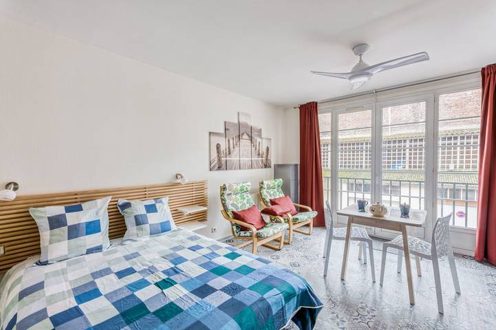 Location de vacances pour 2 personnes, avec Balcon à Le Tréport