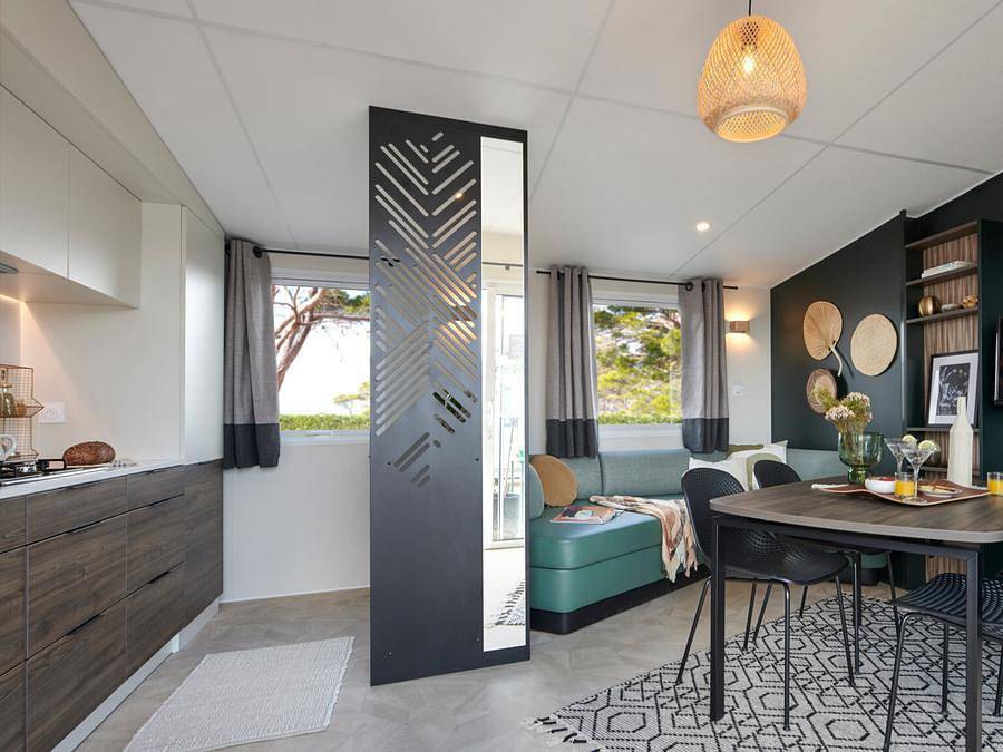 Camping Campilo - Mobilheim 4 personen - Cottage Nature Exclusif 2 Zimmer mit Spa 4 Pers. in Aubigny (Vendée), Loire-Tal