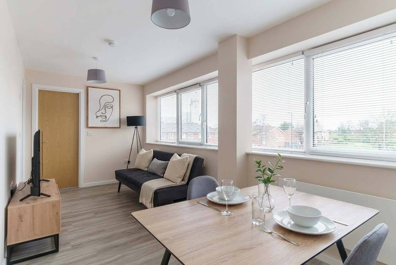 Ganze Wohnung, 1 Bed Manchester Apartment with Parking - Sleeps 3 in Greater Manchester