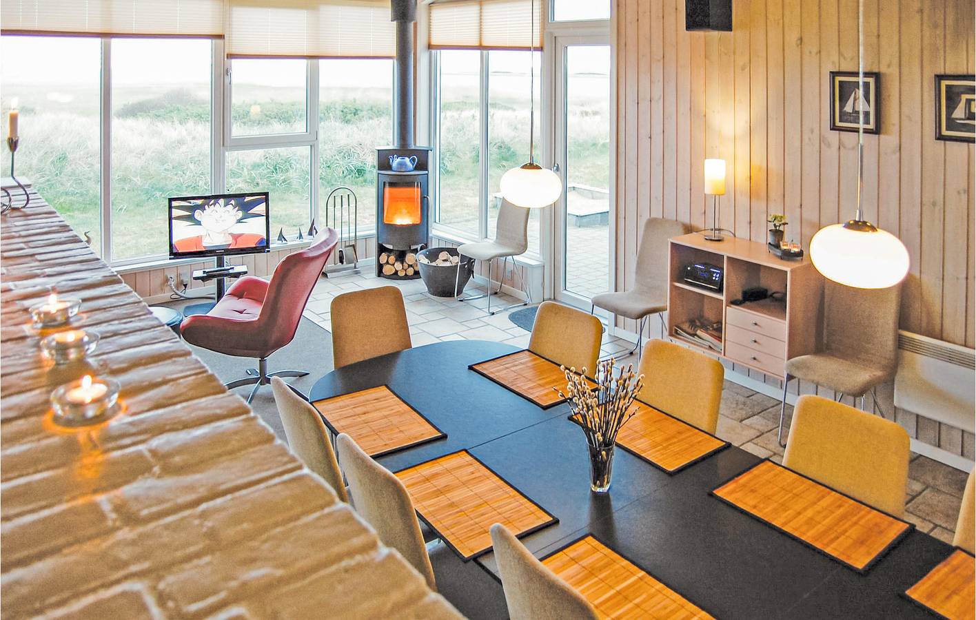 Ferienhaus für 12 Personen mit Terrasse in Skodbjerge, Hvide Sande